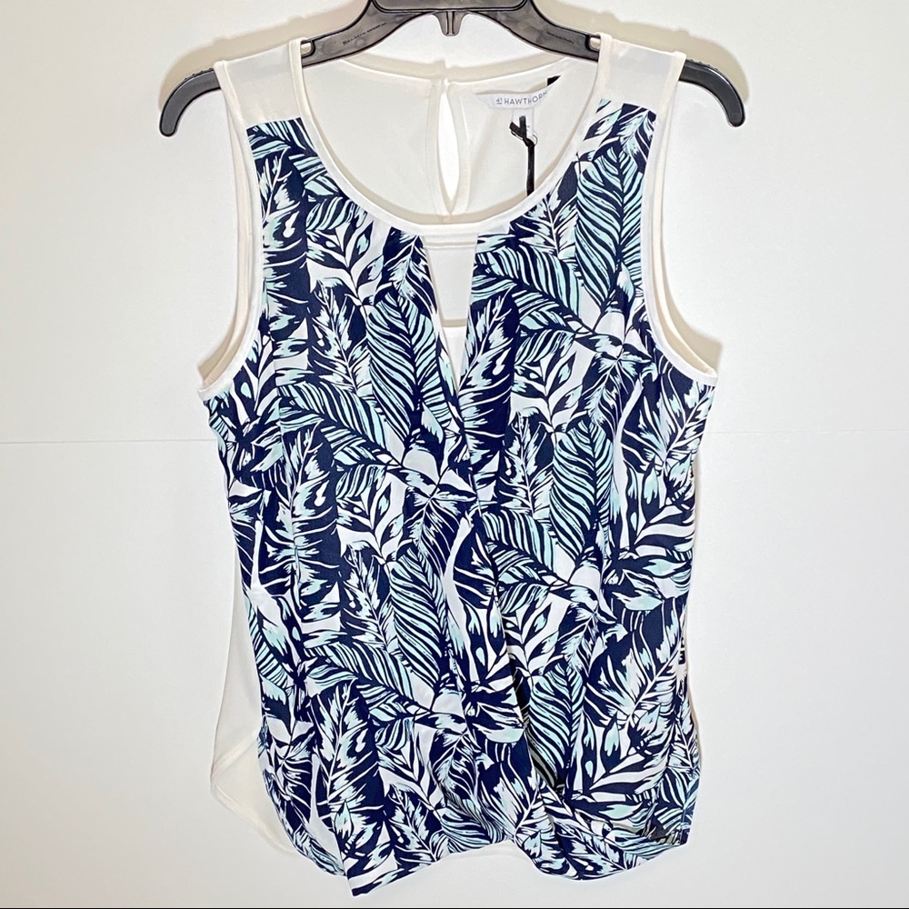 Stitch Fix | 41 Hawthorn Tropical Print Top - Picture 2 of 6